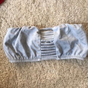 Brandy Melville strapless bikini top